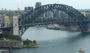 Sydney Harbour Bridge with Luna Park in Background