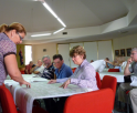 Michelle running Narrabri CBD Masterplan public consultation